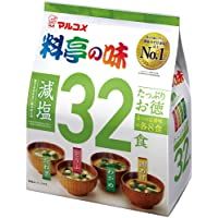 Marukome taste salt-reduced 32 meals of your virtue restaurant plenty